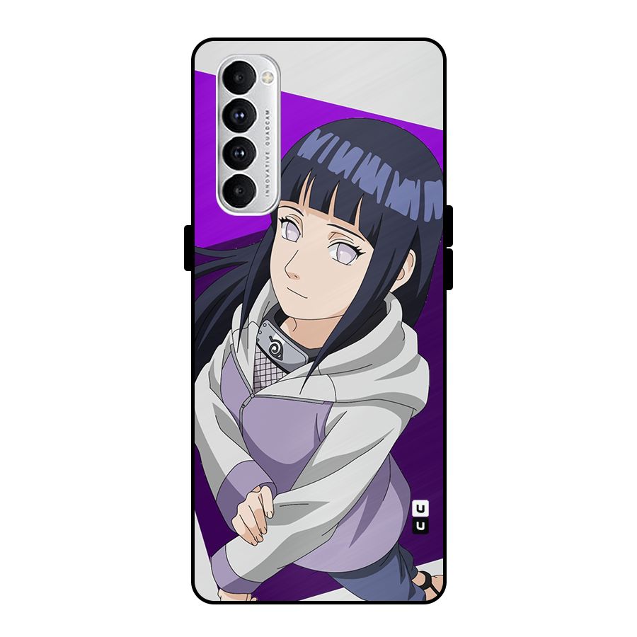 Hinata Looksup Metal Back Case for Oppo Reno4 Pro