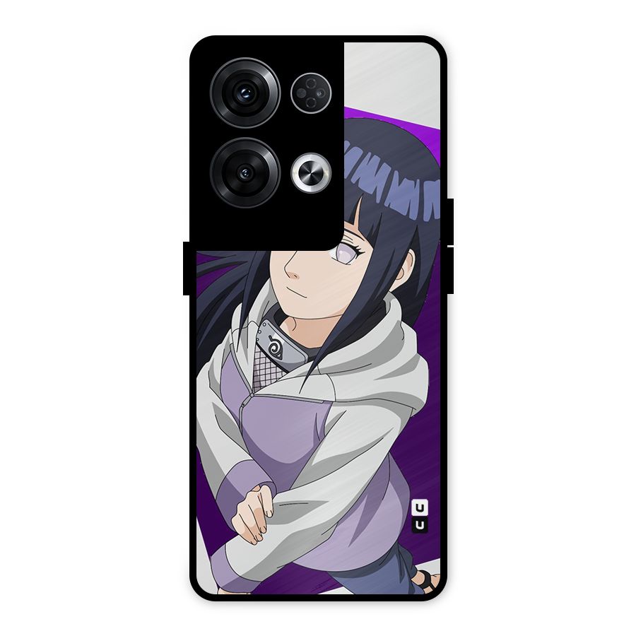Hinata Looksup Metal Back Case for Oppo Reno8 Pro 5G