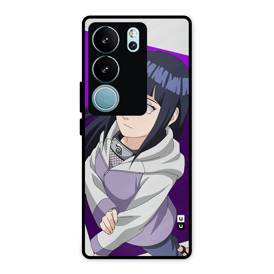 Hinata Looksup Metal Back Case for Vivo V29 Pro