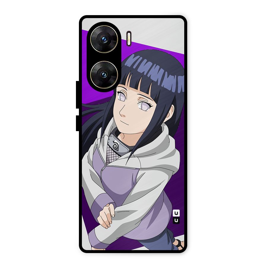 Hinata Looksup Metal Back Case for Vivo V29e