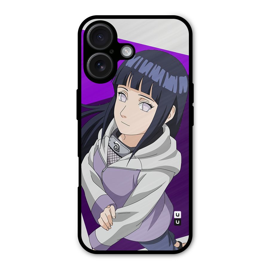 Hinata Looksup Metal Back Case for iPhone 16