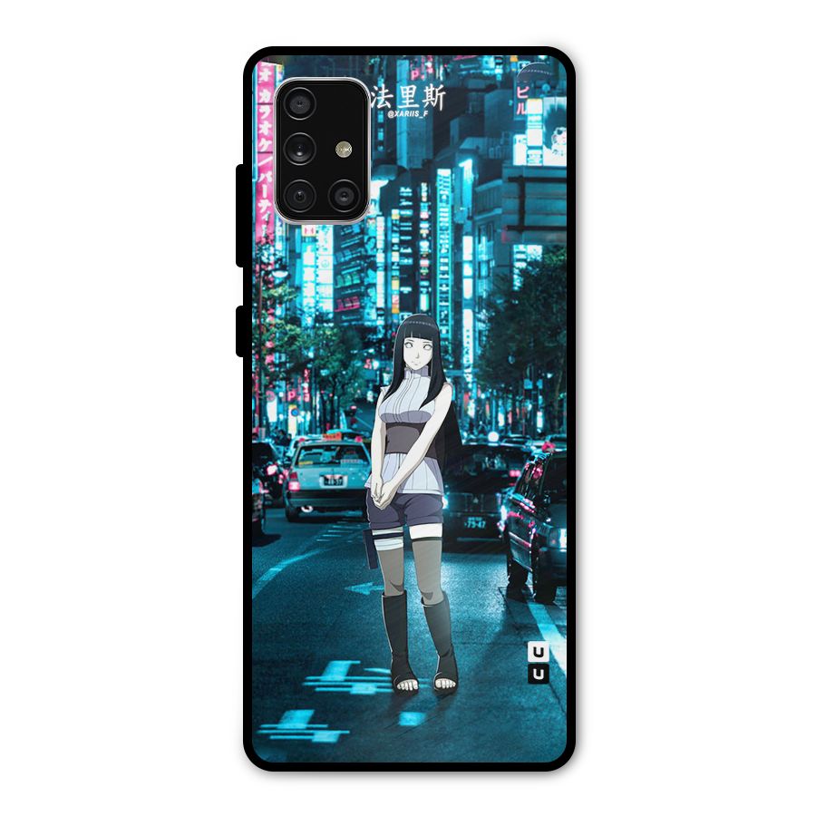 Hinata On Streets Metal Back Case for Galaxy A71
