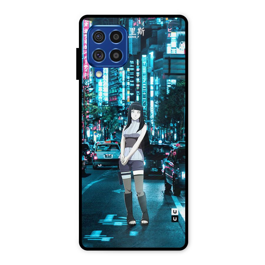 Hinata On Streets Metal Back Case for Galaxy F62