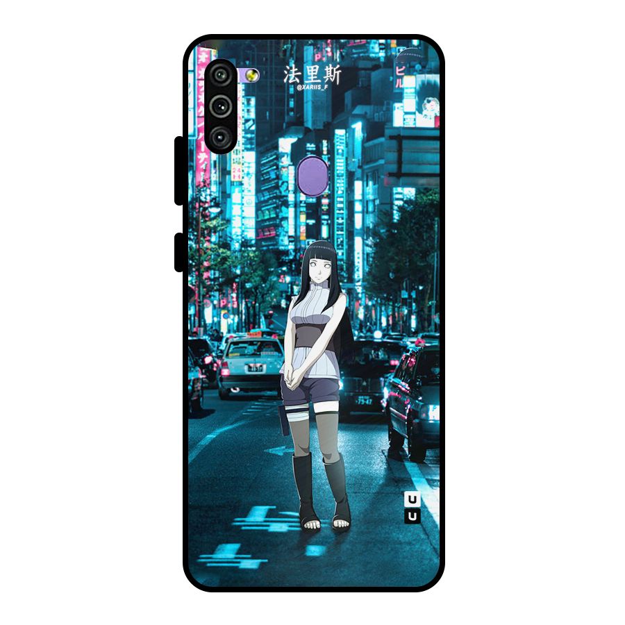 Hinata On Streets Metal Back Case for Galaxy M11