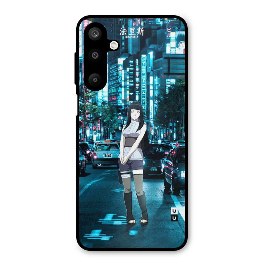 Hinata On Streets Metal Back Case for Galaxy M16