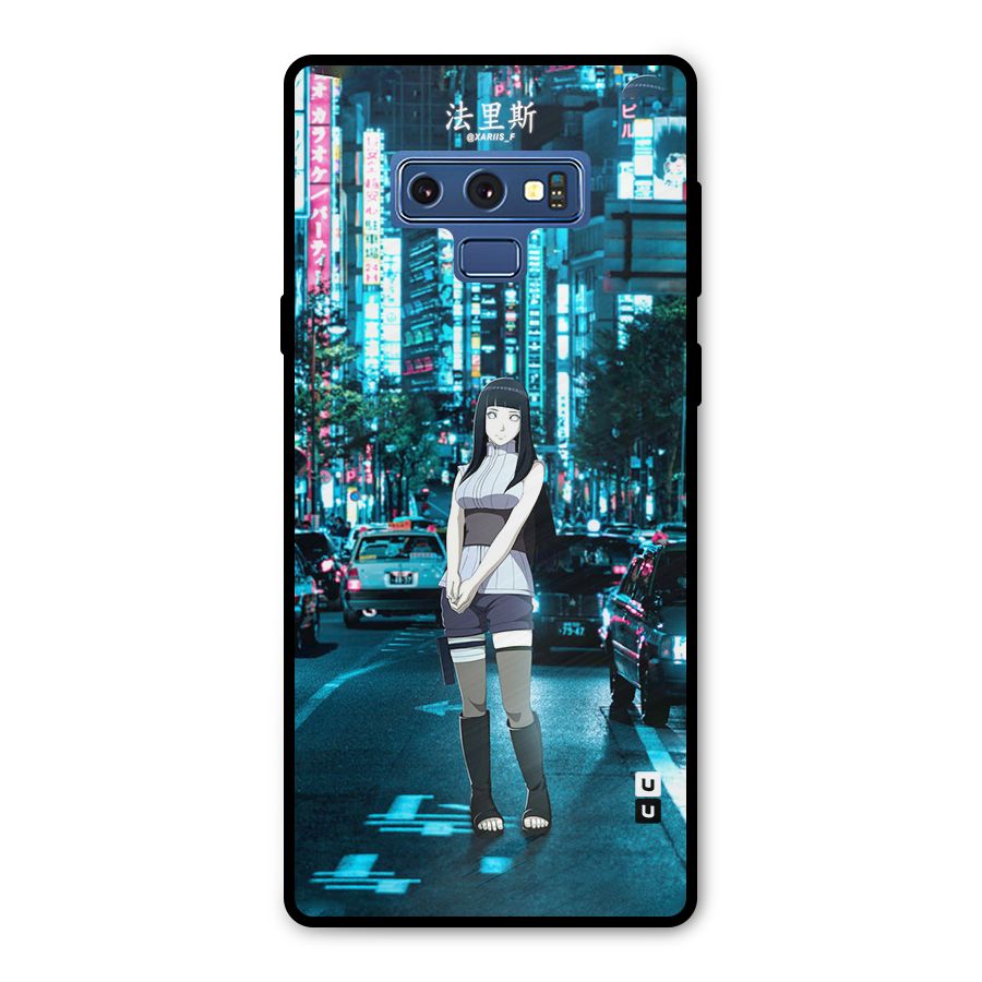 Hinata On Streets Metal Back Case for Galaxy Note 9