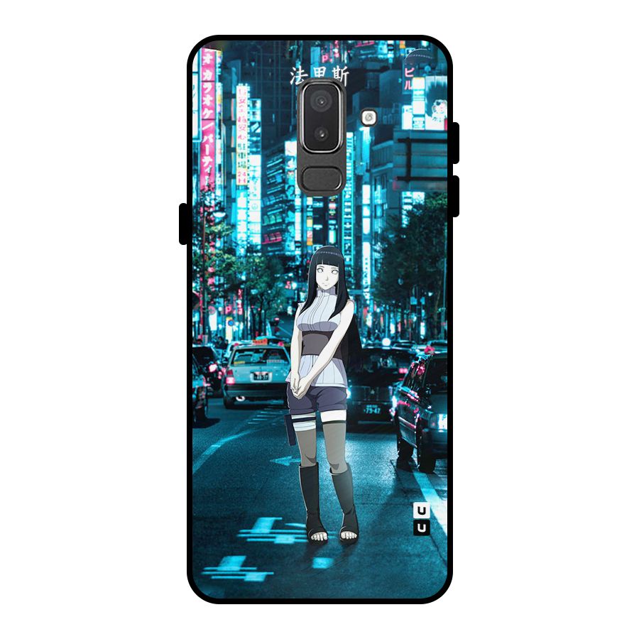Hinata On Streets Metal Back Case for Galaxy On8 (2018)