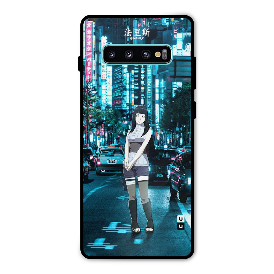 Hinata On Streets Metal Back Case for Galaxy S10 Plus