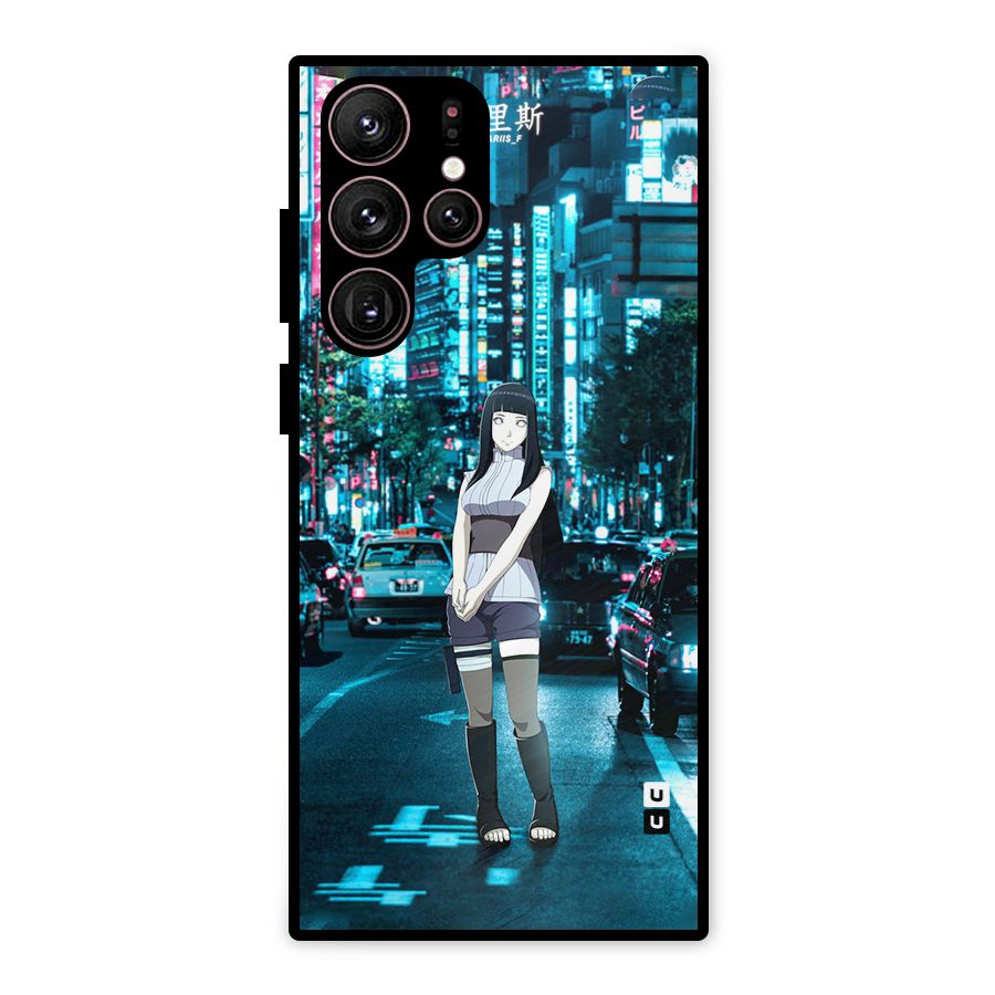 Hinata On Streets Metal Back Case for Galaxy S22 Ultra 5G