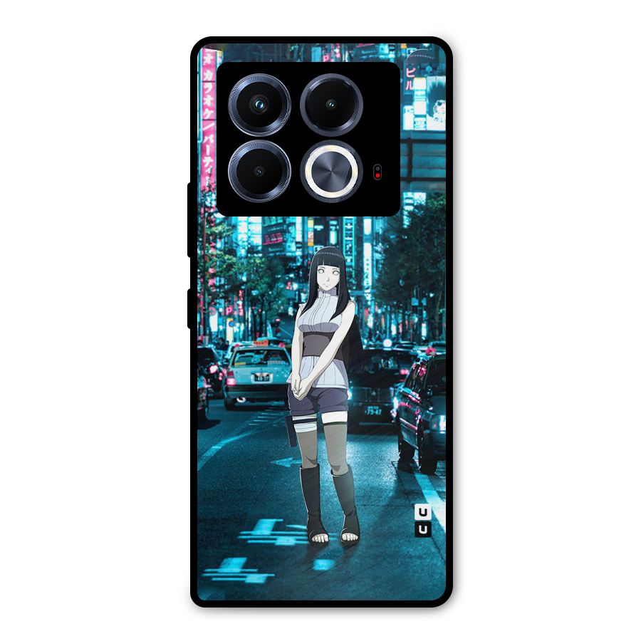 Hinata On Streets Metal Back Case for Infinix Note 40 5G
