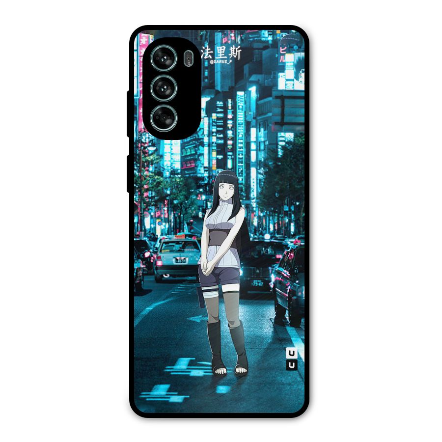 Hinata On Streets Metal Back Case for Moto G62