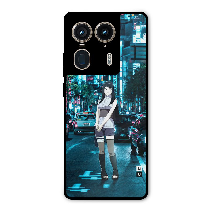 Hinata On Streets Metal Back Case for Motorola Edge 50 Ultra