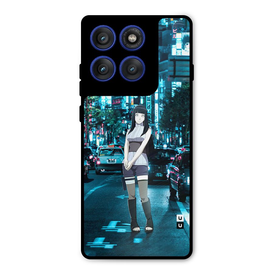 Hinata On Streets Metal Back Case for Motorola Edge 60 Pro