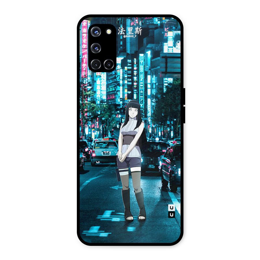 Hinata On Streets Metal Back Case for Oppo A52