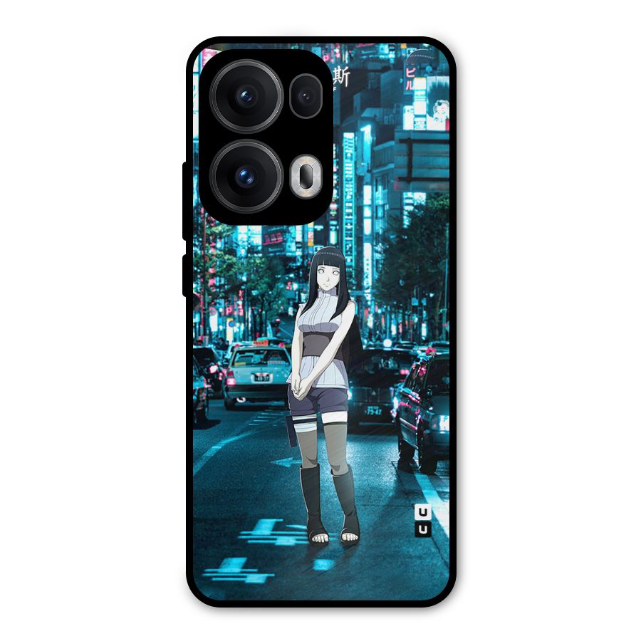 Hinata On Streets Metal Back Case for Oppo Reno13 Pro