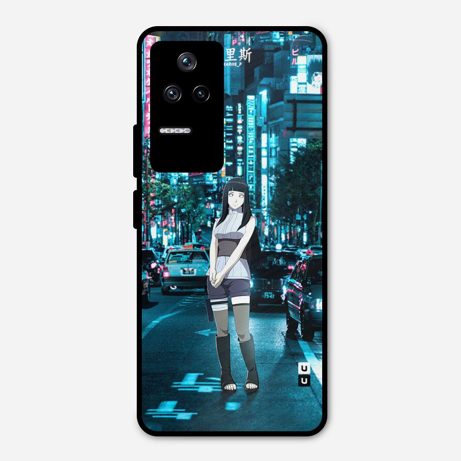 Hinata On Streets Metal Back Case for Poco F4 5G