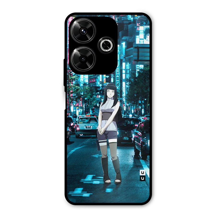Hinata On Streets Metal Back Case for Redmi 13 5G