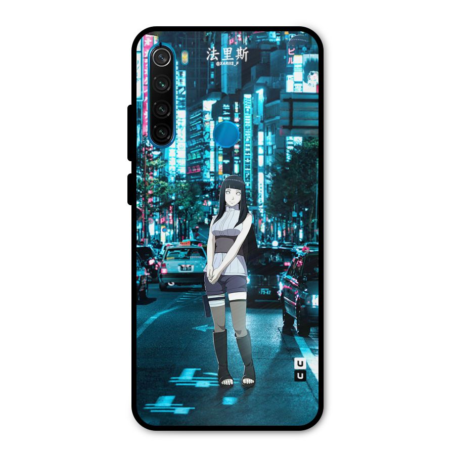 Hinata On Streets Metal Back Case for Redmi Note 8