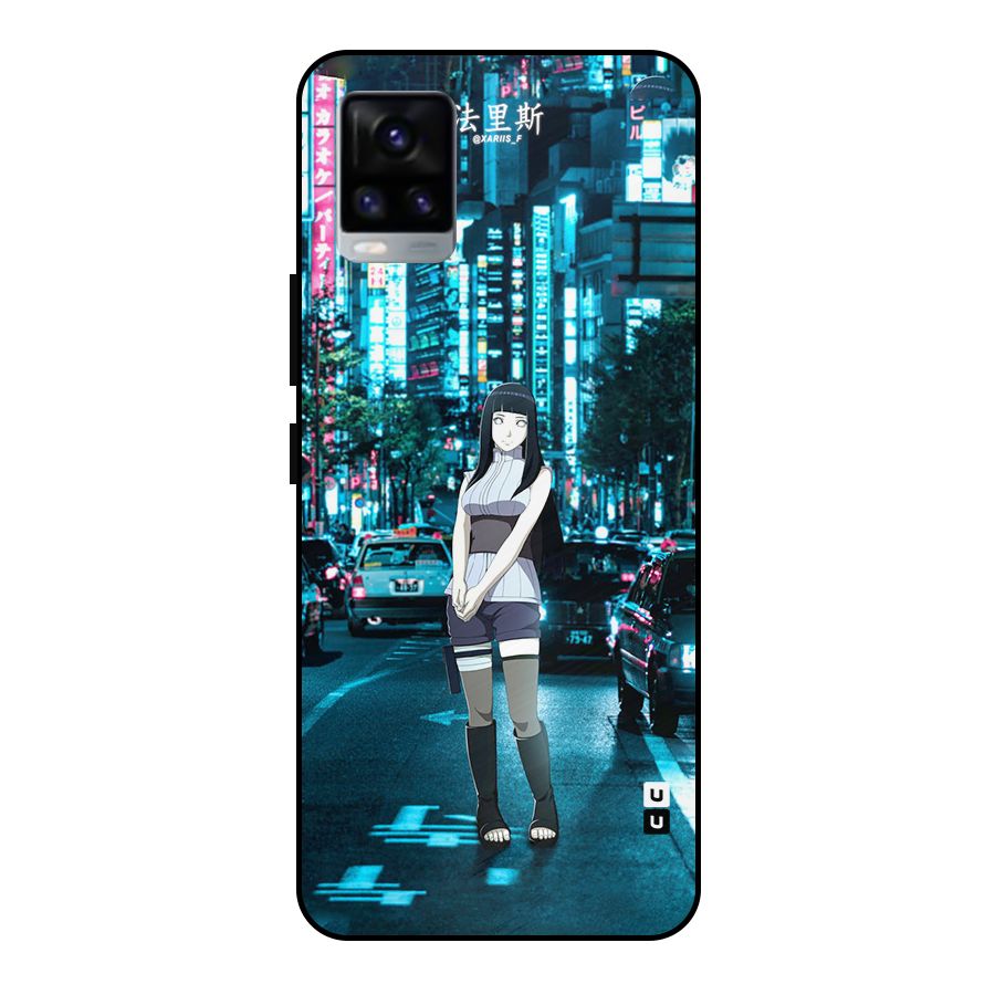 Hinata On Streets Metal Back Case for Vivo V20 2021