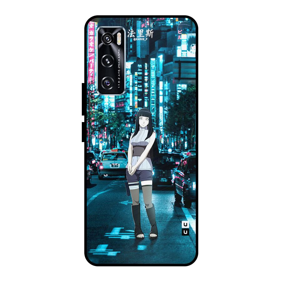 Hinata On Streets Metal Back Case for Vivo V20 SE