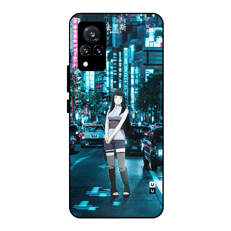 Hinata On Streets Metal Back Case for Vivo V21 5G