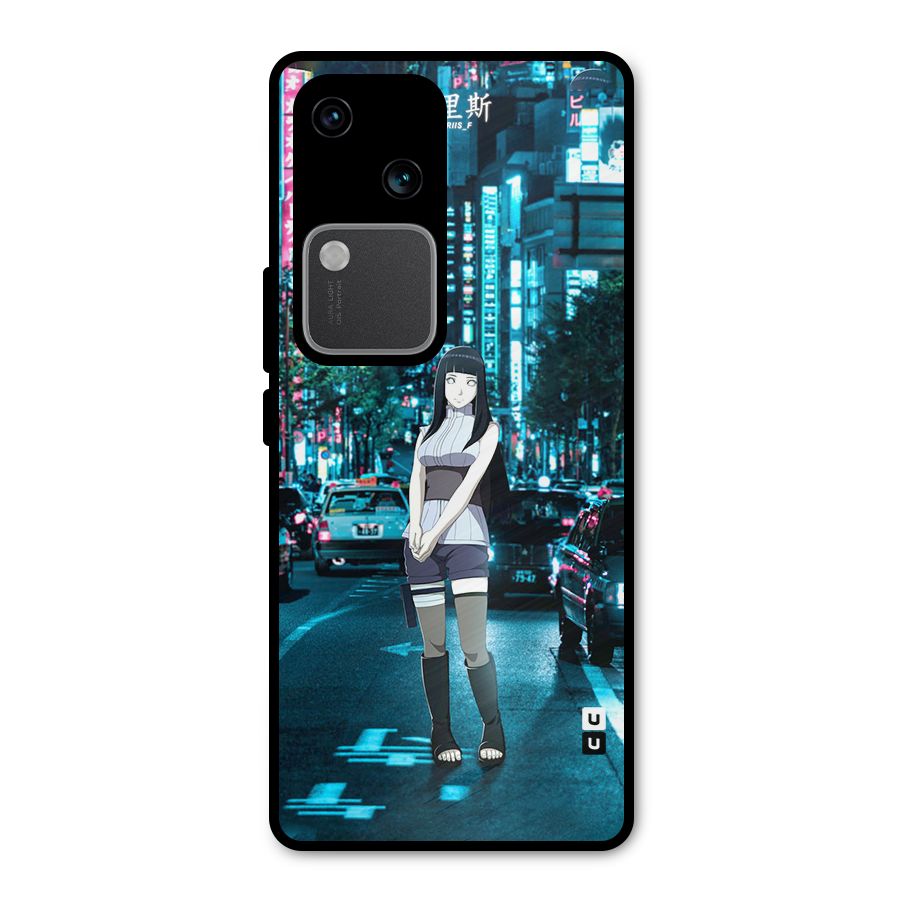 Hinata On Streets Metal Back Case for Vivo V30
