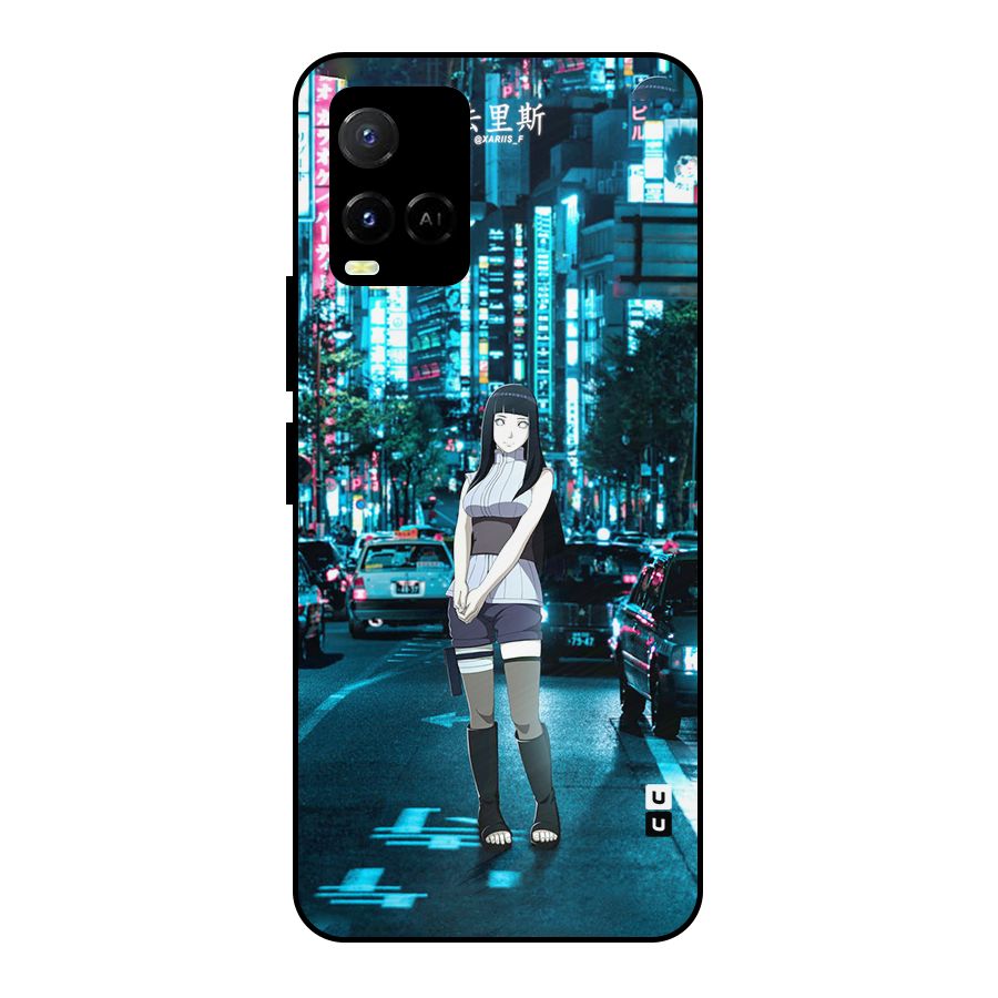 Hinata On Streets Metal Back Case for Vivo Y21T