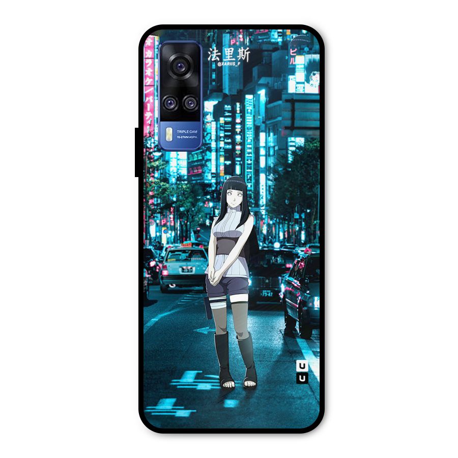 Hinata On Streets Metal Back Case for Vivo Y31