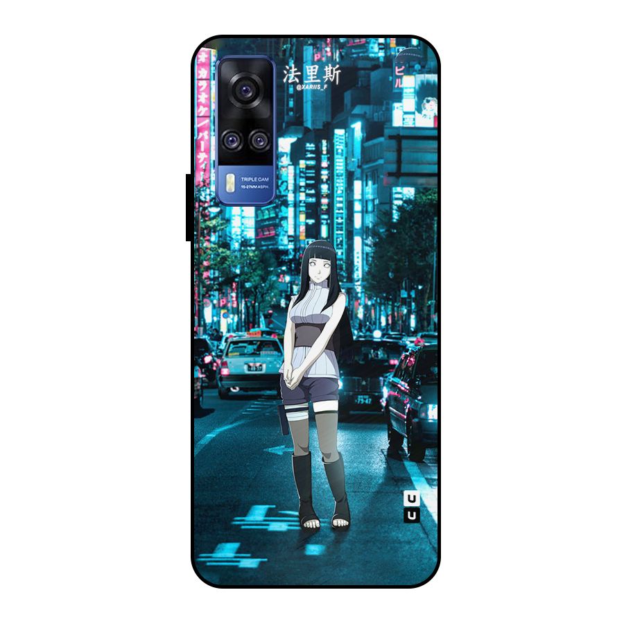 Hinata On Streets Metal Back Case for Vivo Y51