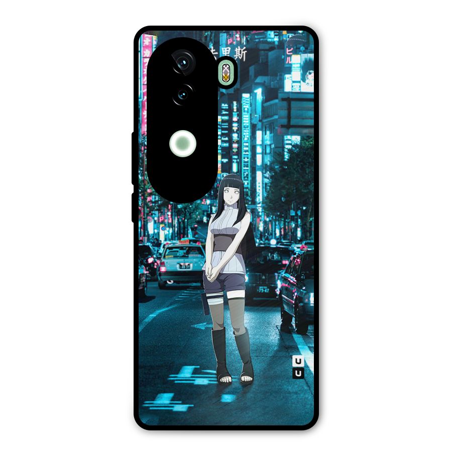 Hinata On Streets Metal Back Case for iQOO Z9s
