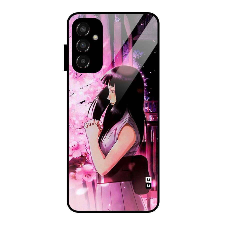 Hinata Preys Glass Back Case for Galaxy F13