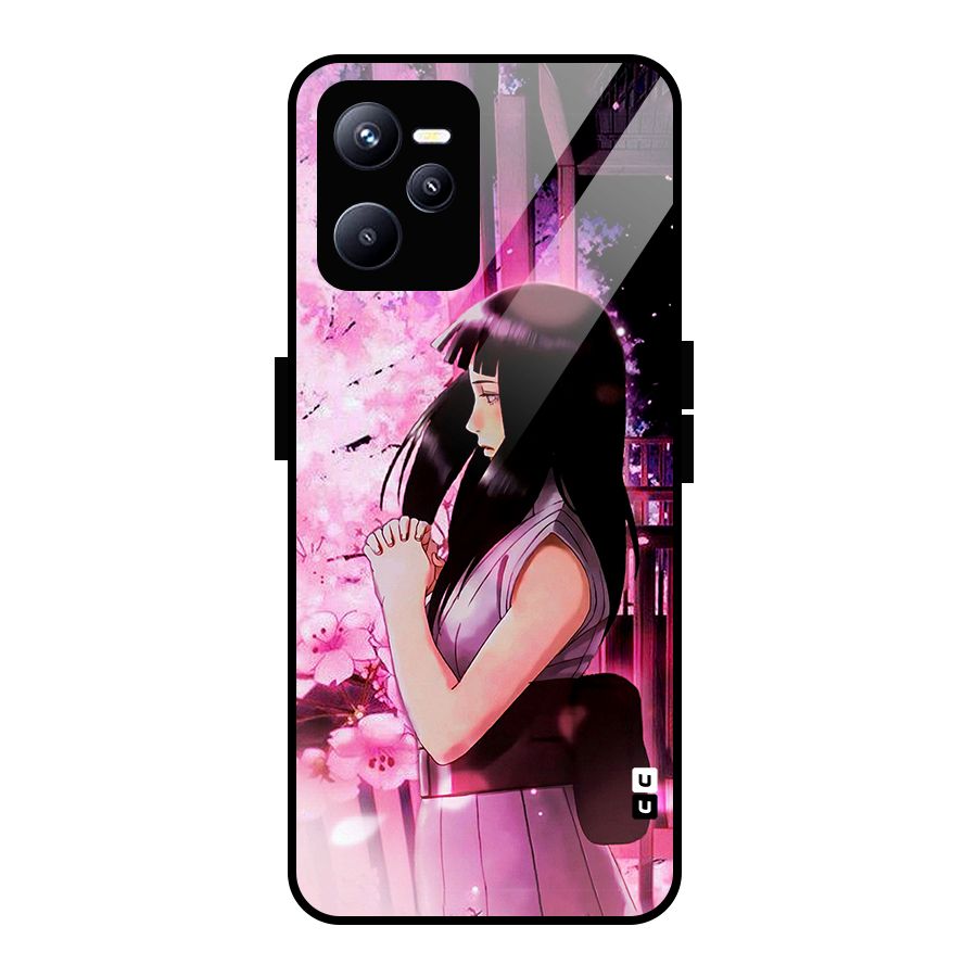 Hinata Preys Glass Back Case for Realme C35