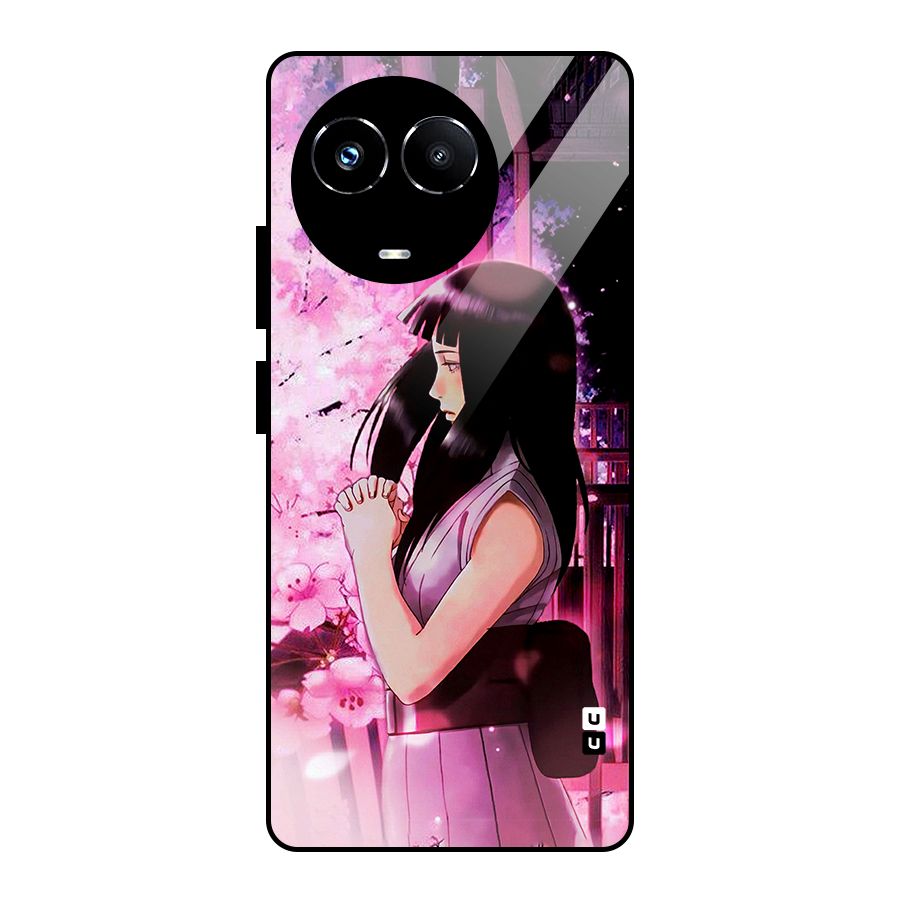 Hinata Preys Glass Back Case for Realme Narzo 60X