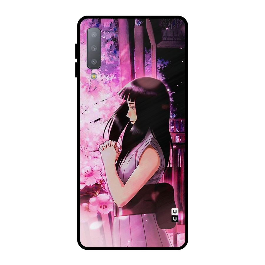 Hinata Preys Metal Back Case for Galaxy A7 (2018)