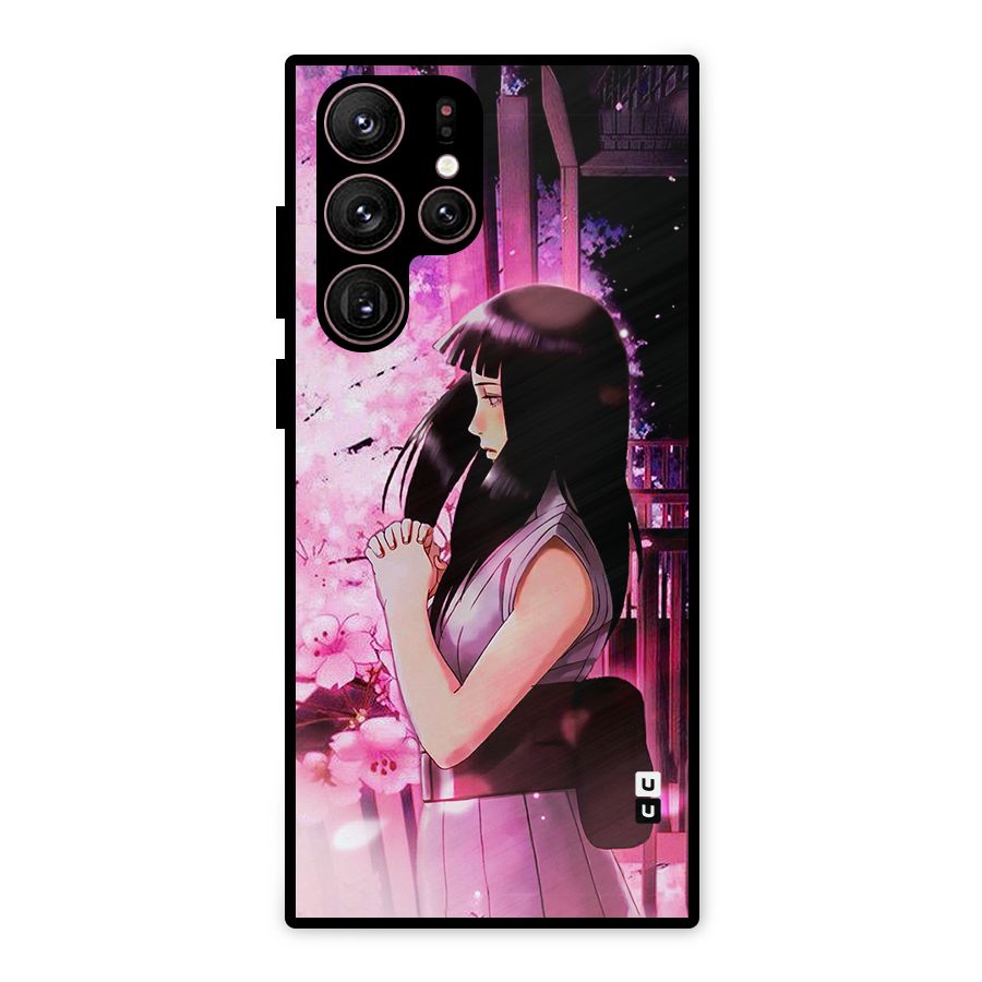 Hinata Preys Metal Back Case for Galaxy S22 Ultra 5G
