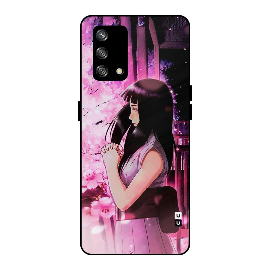 Hinata Preys Metal Back Case for Oppo F19