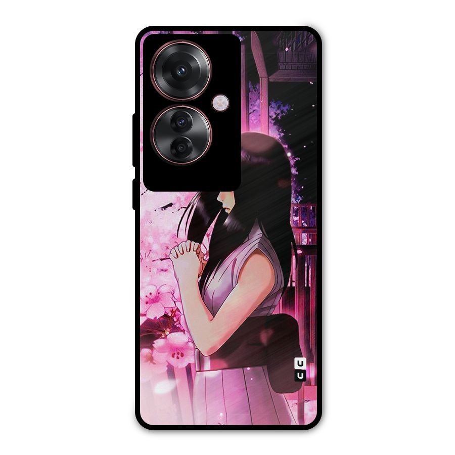 Hinata Preys Metal Back Case for Oppo F25 Pro