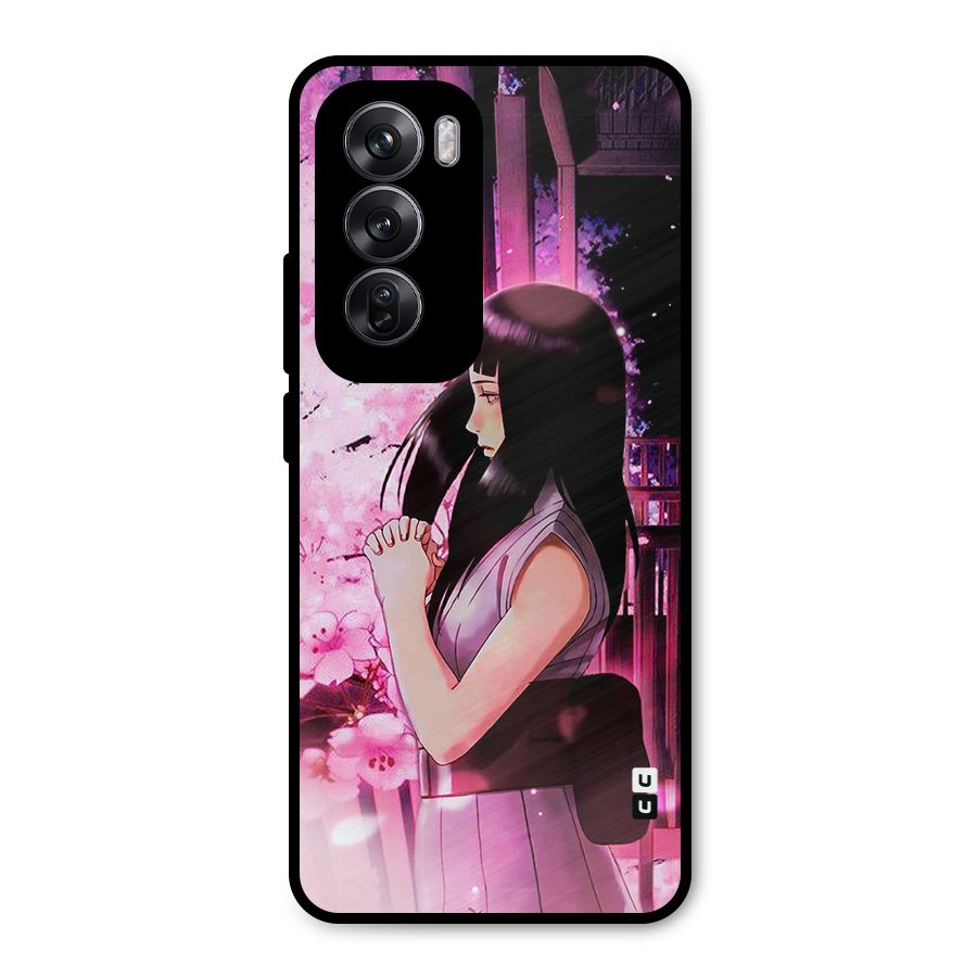 Hinata Preys Metal Back Case for Oppo Reno12 Pro