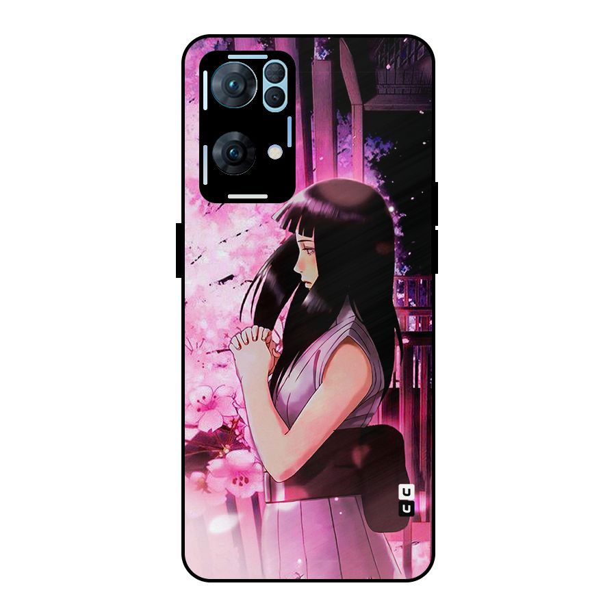 Hinata Preys Metal Back Case for Oppo Reno7 Pro 5G