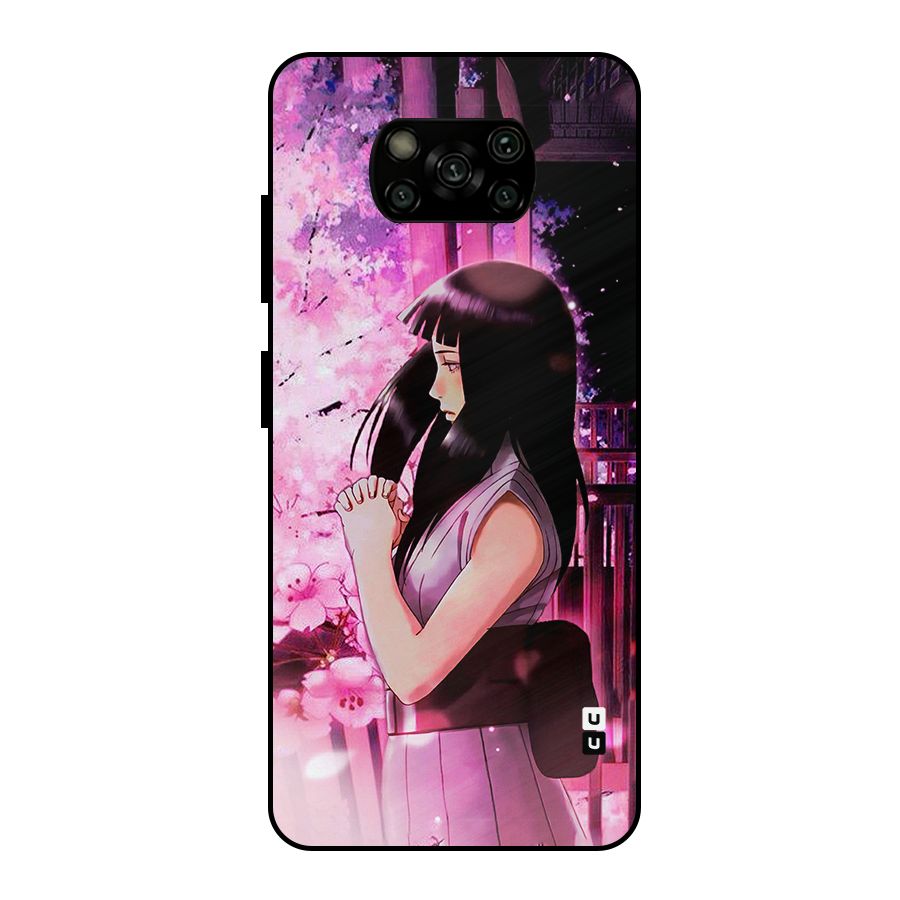 Hinata Preys Metal Back Case for Poco X3