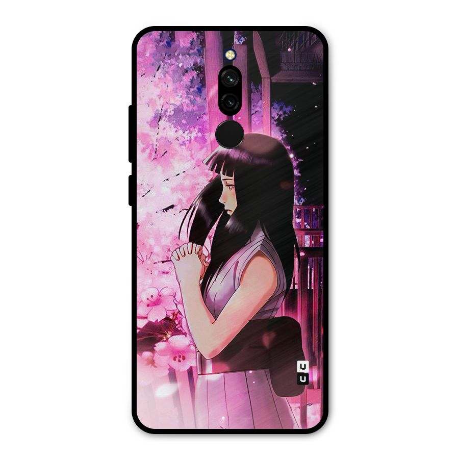 Hinata Preys Metal Back Case for Redmi 8