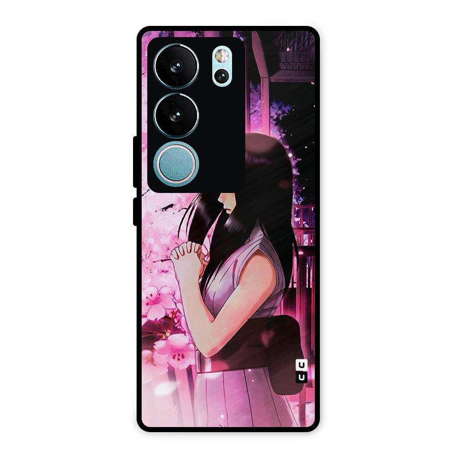 Hinata Preys Metal Back Case for Vivo V29 Pro
