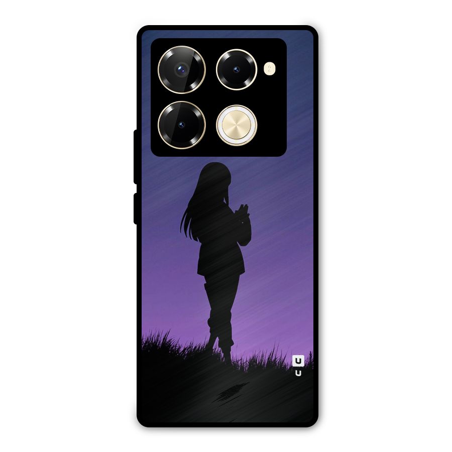 Hinata Shadow Metal Back Case for Infinix Note 40 Pro Plus