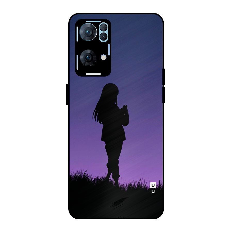 Hinata Shadow Metal Back Case for Oppo Reno7 Pro 5G