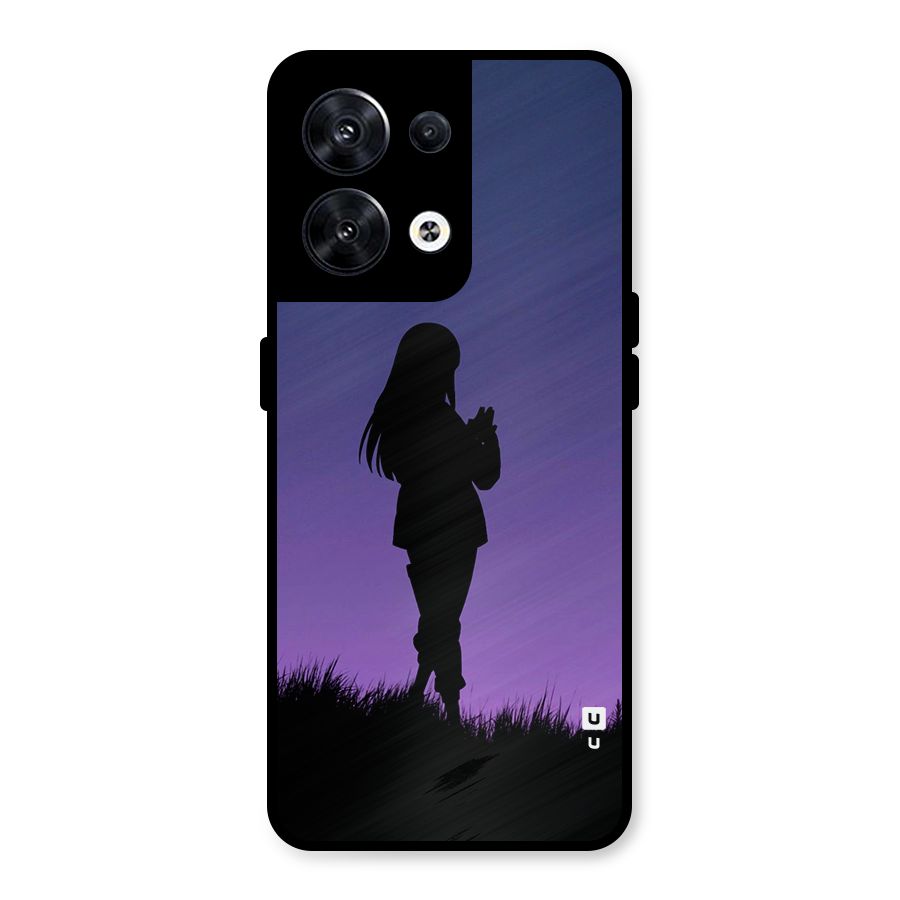 Hinata Shadow Metal Back Case for Oppo Reno8 5G