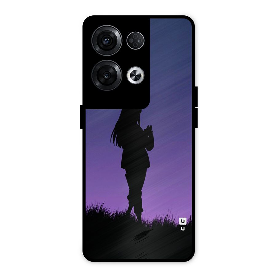 Hinata Shadow Metal Back Case for Oppo Reno8 Pro 5G