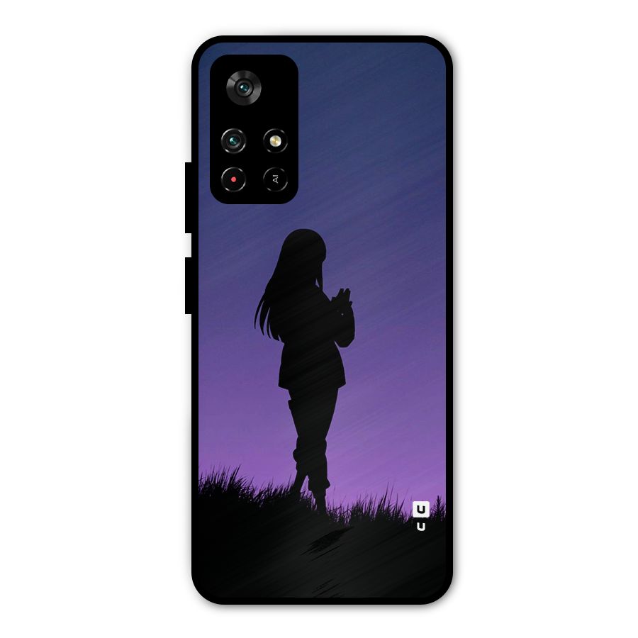 Hinata Shadow Metal Back Case for Poco M4 Pro 5G