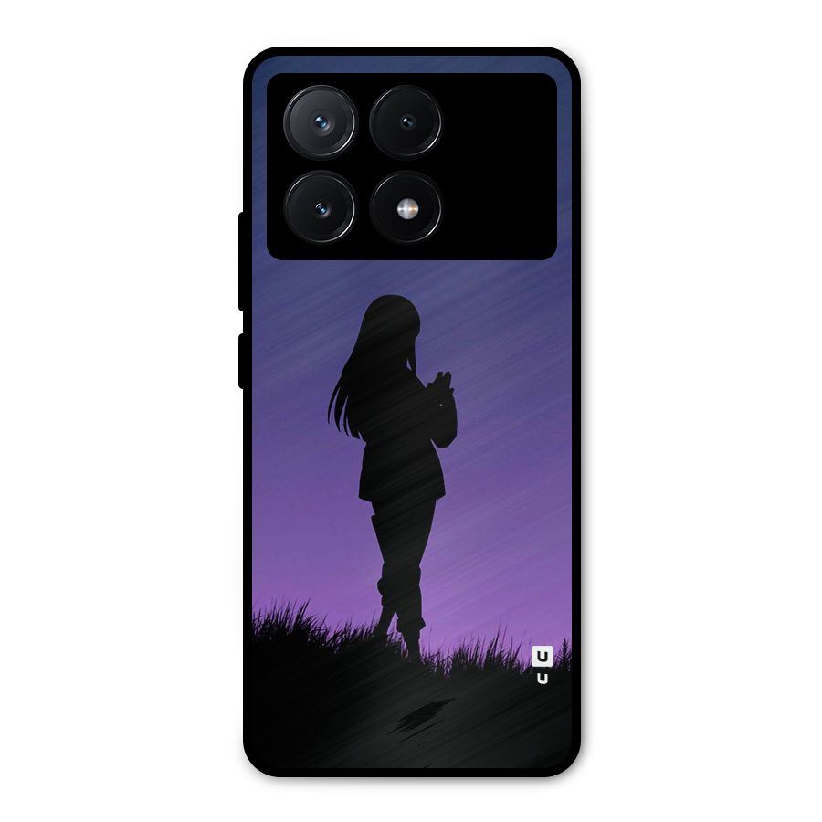 Hinata Shadow Metal Back Case for Poco X6 Pro