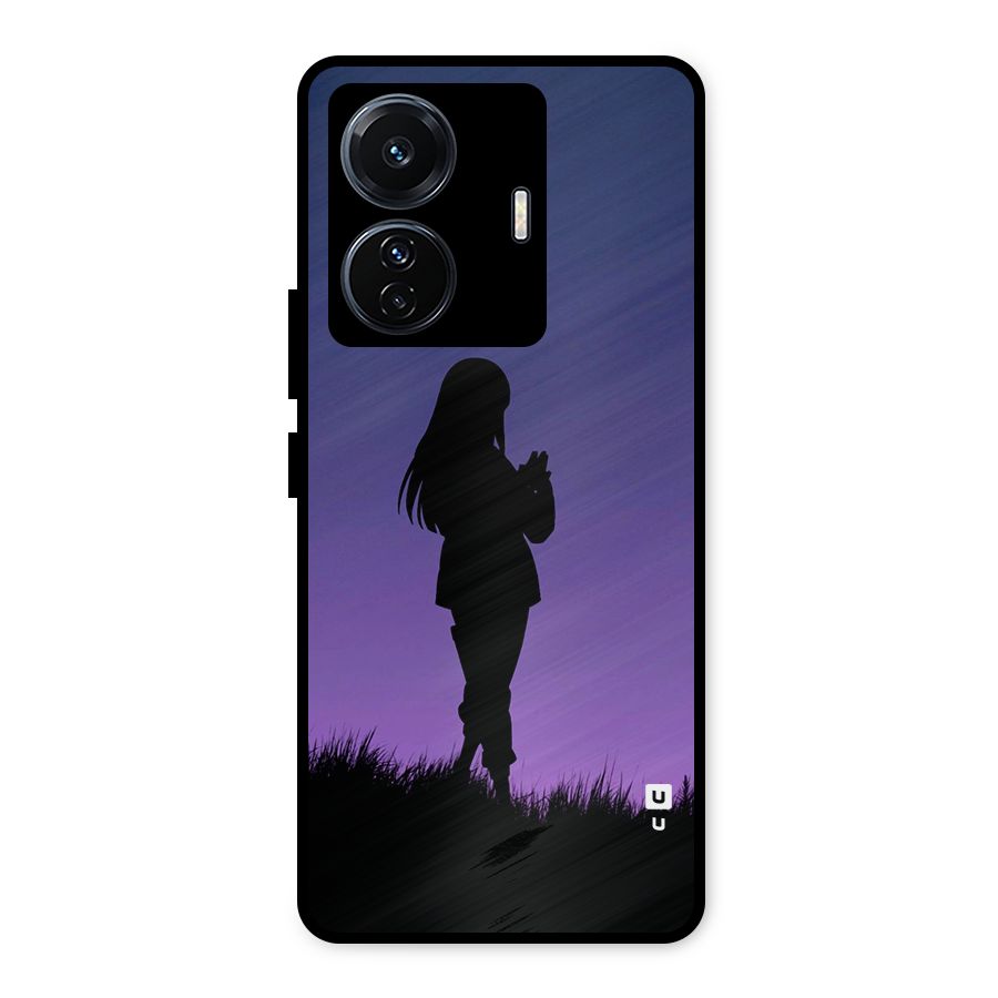 Hinata Shadow Metal Back Case for Vivo T1 Pro