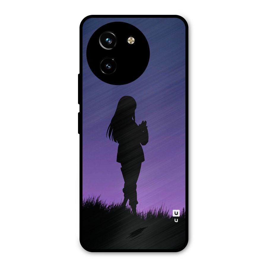 Hinata Shadow Metal Back Case for Vivo T3x